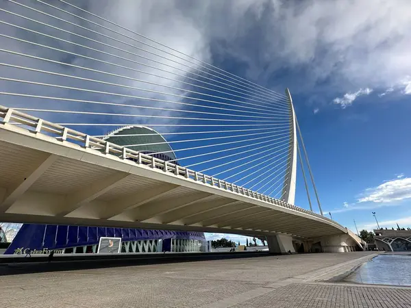 İspanya, Valencia 'daki Agora binası ve köprüsü