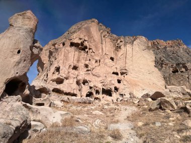 Cappadocia 'da kaya, nevsehir, hindi
