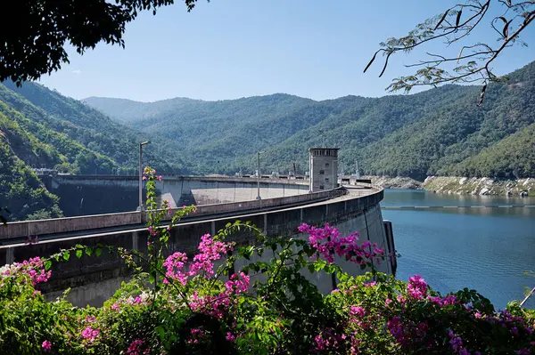 Electric Energy Water Bhumibol Dam Formerly Known Yanhi Dam Thailand — Stock Photo, Image