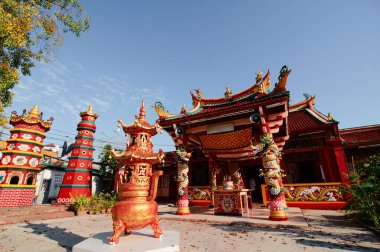 Phuket Town Tayland 'daki Hok Nguan Kong Tapınağı.