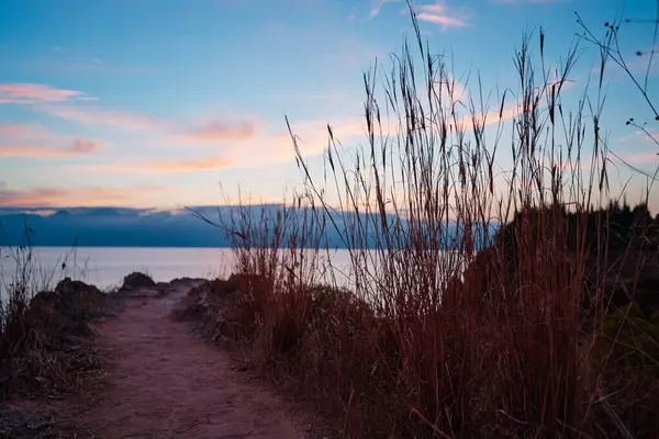 Beautiful Sunset Seashore — Stock Photo, Image