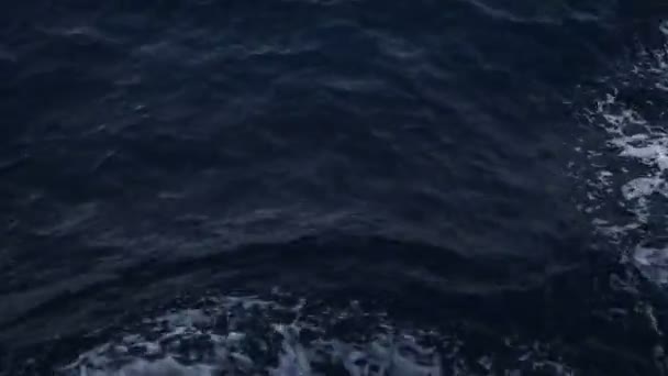 Vitalita Modré Energie Čisté Mořské Vody Mocné Bouřlivé Mořské Vlny — Stock video