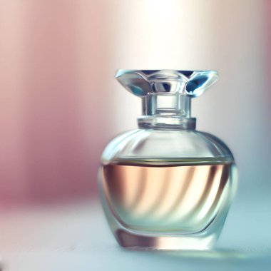 Parfüm şişesini kapat, ürün çekimi.