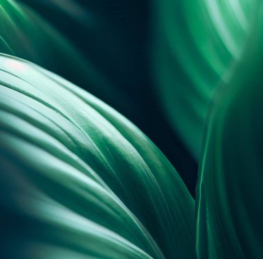 makro yeşil orman yaprakları yakın