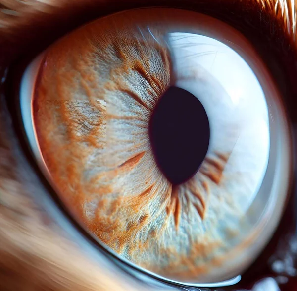 macro close up of a cat eye
