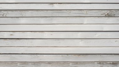 Arkaplan olarak dokusu olan beyaz tahta yatay tahtalar