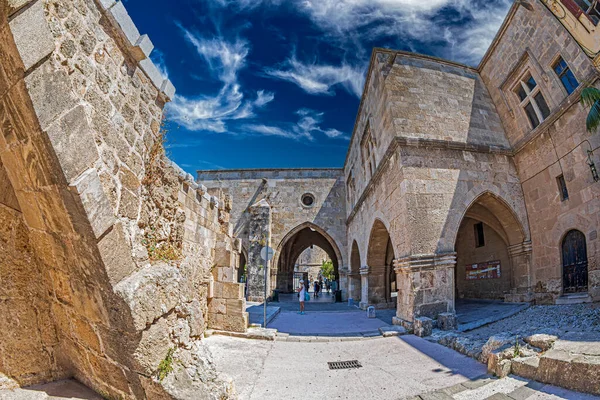 Rhodes Görögország 2022 Június Collachio Szent János Templom Romjai Nagymesterek — Stock Fotó