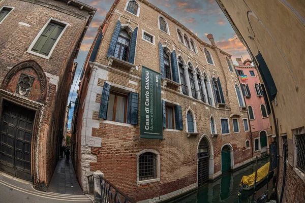 Venice Olaszország Március 2023 Carlo Goldoni Háza Casa Carlo Goldoni — Stock Fotó
