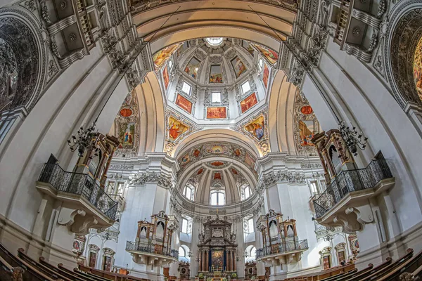 Salzburg Austria Nisan 2023 Ortaçağ Salzburg Katedrali Saint Rupert Saint — Stok fotoğraf