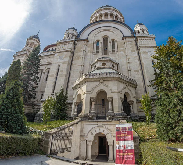 Cluj Napoca Románia Szeptember 2020 Város Leghíresebb Román Ortodox Templomának — Stock Fotó