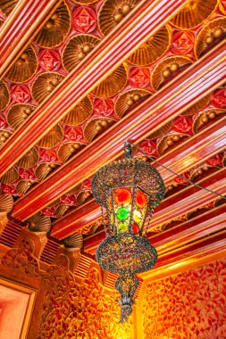 BARCELONA, SPAIN - FEBRUARY 28, 2022: Interior from Casa Vicens, work of architect Antoni Gaudi, considered to be his first major project. Built between 1883-1885. UNESCO World Heritage Site.