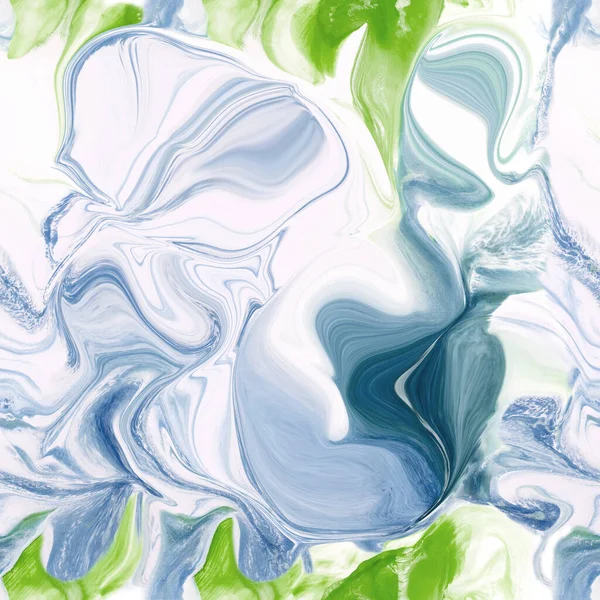 Soyut Mavi Yeşil Çizgilerin Kusursuz Desenleri Sanat Resimleri Yaratıcı Boyaması — Stok fotoğraf