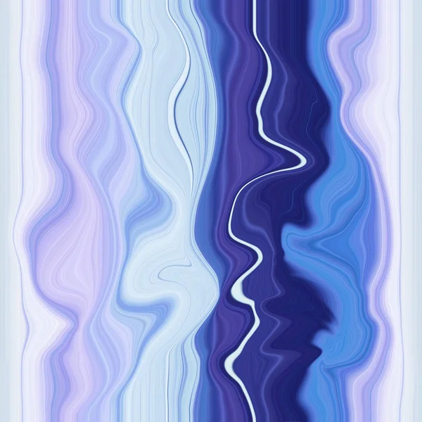 Modello Senza Cuciture Strisce Astratte Blu Viola Pittura Arte Sfondo — Foto Stock