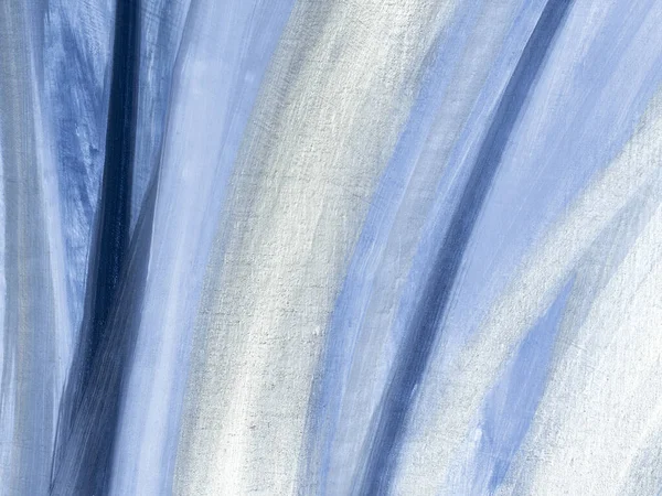 Blue Silver Stripes Abstract Brush Texture Creative Hand Painted Background — Stock Photo, Image