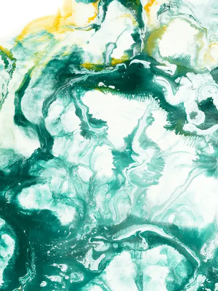 Soyut yeşil orijinal resim. El çizimi, izlenimcilik tarzı, renk dokusu, fırça darbeleri, sanat arka planı. Modern sanat.