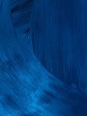 Blue stripes, creative abstract hand painted background, brush texture, acrylic painting on canvas. Modern art. Contemporary art.