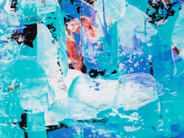 Özgün, soyut, yaratıcı resim. El çizimi, izlenimcilik tarzı, renk dokusu, fırça darbeleri, sanat arka planı. Modern sanat.