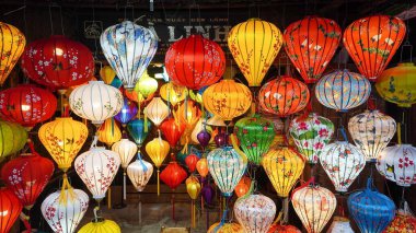 Hoi An, Vietnam: Quang Nam vilayetindeki Hoi Antik bir kasaba, UNESCO dünya mirası, Panorama Havacılık görüşü. Vietnam. Hoi An, Vietnam 'ın en popüler yerlerinden biridir.