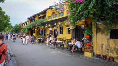 Hoi An, Vietnam: Quang Nam vilayetindeki Hoi Antik bir kasaba, UNESCO dünya mirası, Panorama Havacılık görüşü. Vietnam. Hoi An, Vietnam 'ın en popüler yerlerinden biridir.