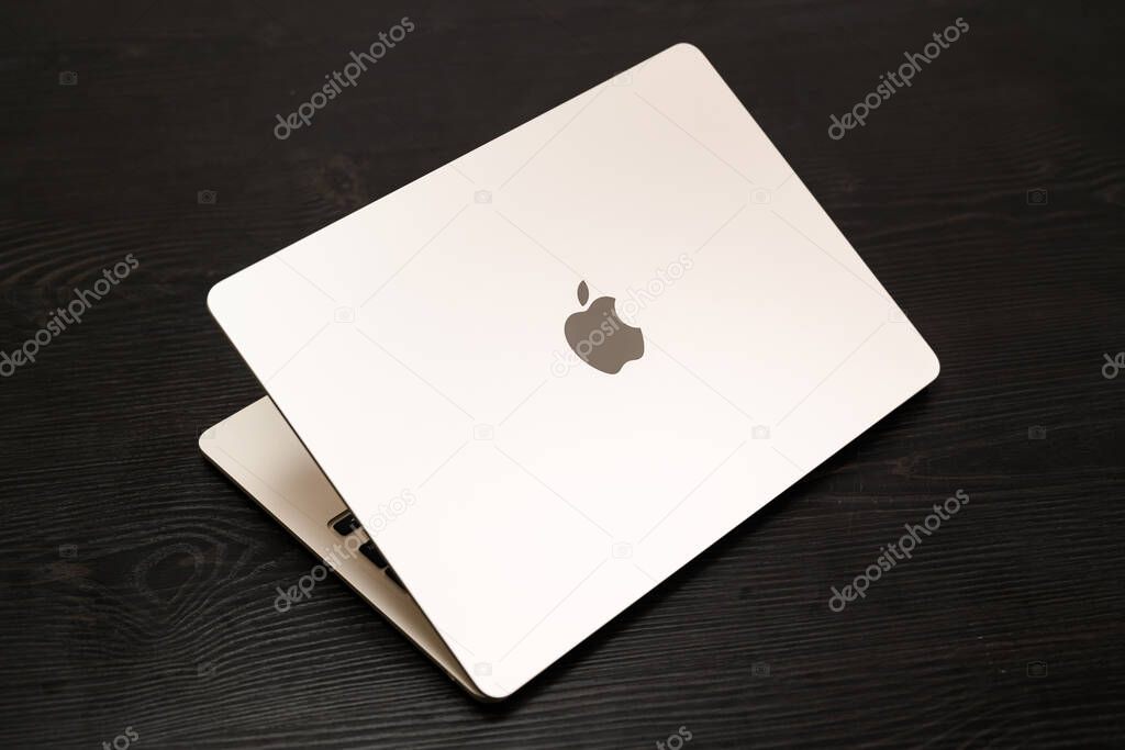 Ho Chi Minh city, October 2022 - Macbook Air M2 photos for editorial use only