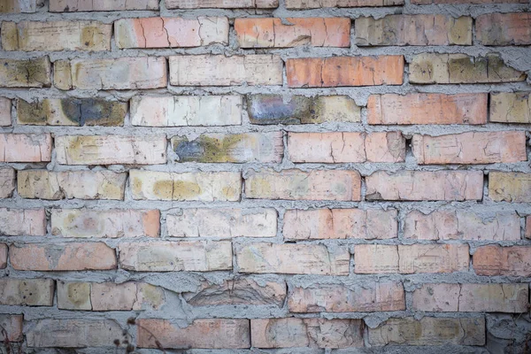 Arrière Plan Vieux Vintage Mur Briques Avec Texture Plâtre Texte Images De Stock Libres De Droits