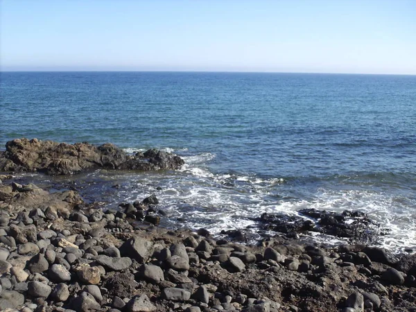 Deniz Kıyısının Güzel Manzarası — Stok fotoğraf