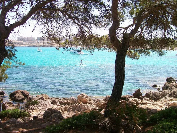 Dit Het Strand Van Mallorca Eiland Balearen Spanje — Stockfoto