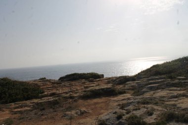 Cala Figuera Sahili. Mallorca Adası. Balear Adaları. İspanya