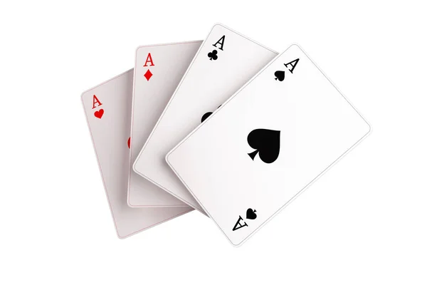 Casino Poker Cards Illustration Gambling Graphic Element — Stock fotografie