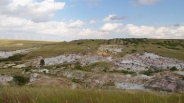 Painted Mines Interpretive Park Scenic Landscape. El Paso County, Colorado, United States of America.