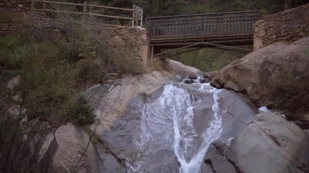 Helen Hunt Falls Colorado Springs Spojené Státy Americké — Stock video