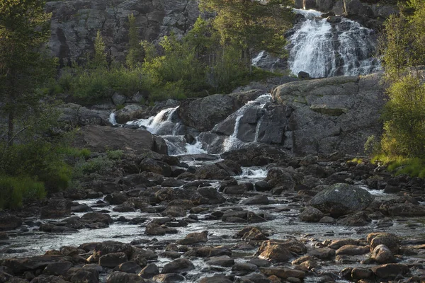 Vestland County Norway Small Scenic Waterfall — Stock Photo, Image