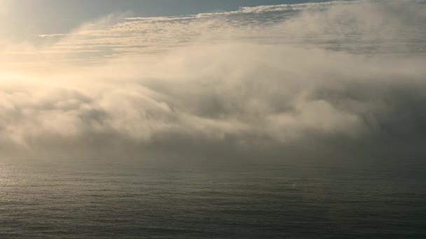 Калифорнийский Прибрежный Туман Тихий Океан — стоковое видео