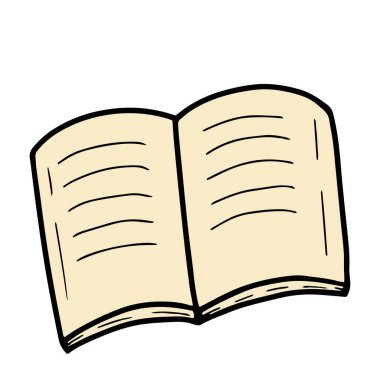 Kitap simgesi. İşaret tasarım