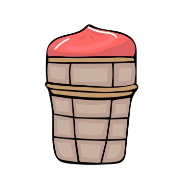 vector ice cream illustrations drawn by hand isolated on background - Vector doodle.
