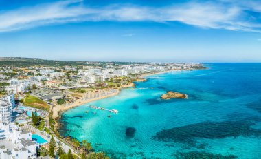 Landscape with Fig Tree Bay in Protaras, Cyprus clipart