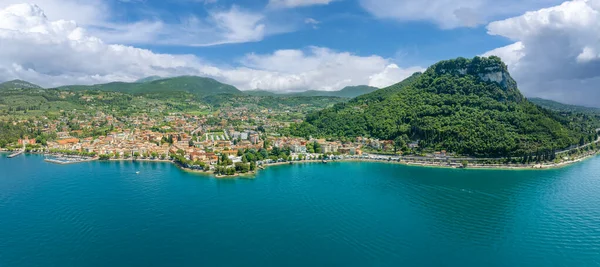 Paisagem Com Garda Garda Lake Itália — Fotografia de Stock