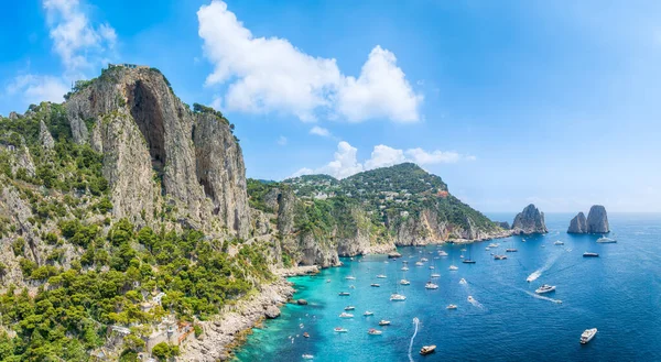 Landscape Capri Island Tyrrhenian Sea Italy — Stock Photo, Image