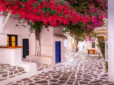 Mykonos Town Chora, Yunanistan 'daki Mykonos Adası Cyclades