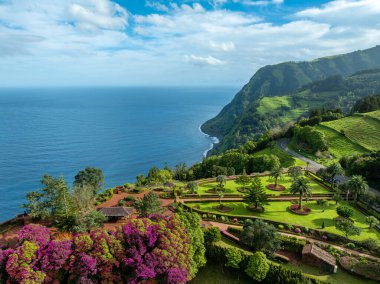 Miradouro da Ponta do Sossego Nordeste, Sao Miguel Adası, Azores Takımadası, Portekiz.
