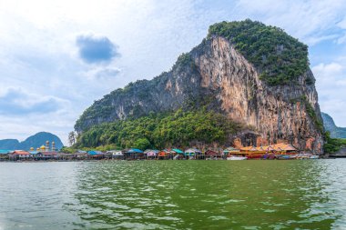 Landscape with Panyi island, Phang Nga region at south of Thailand