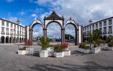Portas da Cidade Ponta Delgada, Sao Miguel adaları, Azores
