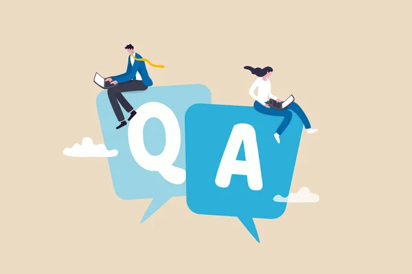 Question Answers Faq Frequently Asked Question Information Solution Solve Problem — Wektor stockowy