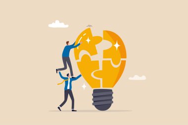 Ortaklık, çözüm bulmak ve birlikte kazanmak için ekibe yardım etmek, yeni bir fikir geliştirmek, işbirliği yapmak ya da işbirliği yapmak için başarı takım çalışması ya da destek, iş arkadaşı konsepti, başarı için yardımsever iş arkadaşı desteği.