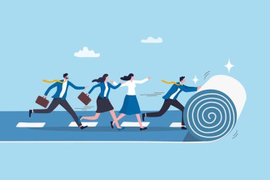 Takım kariyeri yolunda liderlik, iş stratejisi geliştirme, çalışma başarısı, motivasyon başarısı, takım arkadaşlarının izlemesi için işadamı kariyeri yolunda ilerleme.