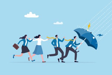 Takım arkadaşlarını korumak için koruyucu lider, cesaret veya liderlik, sorunu çözmek ve kriz, sıkıntı, risk veya organizasyon sorununu aşmak için çalışanlara destek olmak.