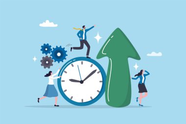 Üretimi, verimliliği, büyüme konseptini, iş adamlarının sonuçları artırmak için saati kullanmalarına yardımcı olmak amacıyla kaynak kullanımını optimize etmek veya en iyi sonucu en iyi şekilde değerlendirmek, optimizasyon veya iyileştirme.