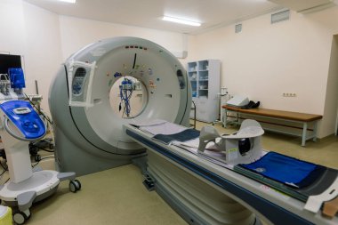 PET CT, manyetik rezonans veya tomografi kanser tarayıcısı bir hastane veya klinikte