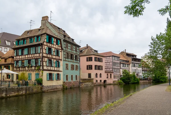 Idyllische Indruk Van Straatsburg Aan Het Water Een Stad Elzas — Stockfoto