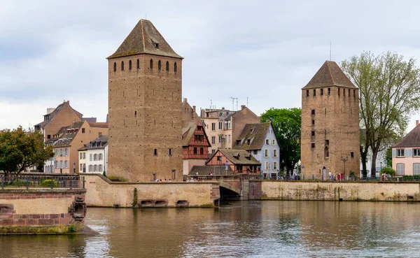 Fransa Nın Alsace Bölgesindeki Bir Şehir Olan Strasbourg Daki Ponts — Stok fotoğraf